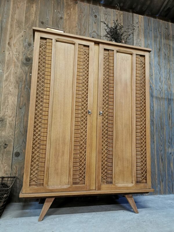 armoire rotin