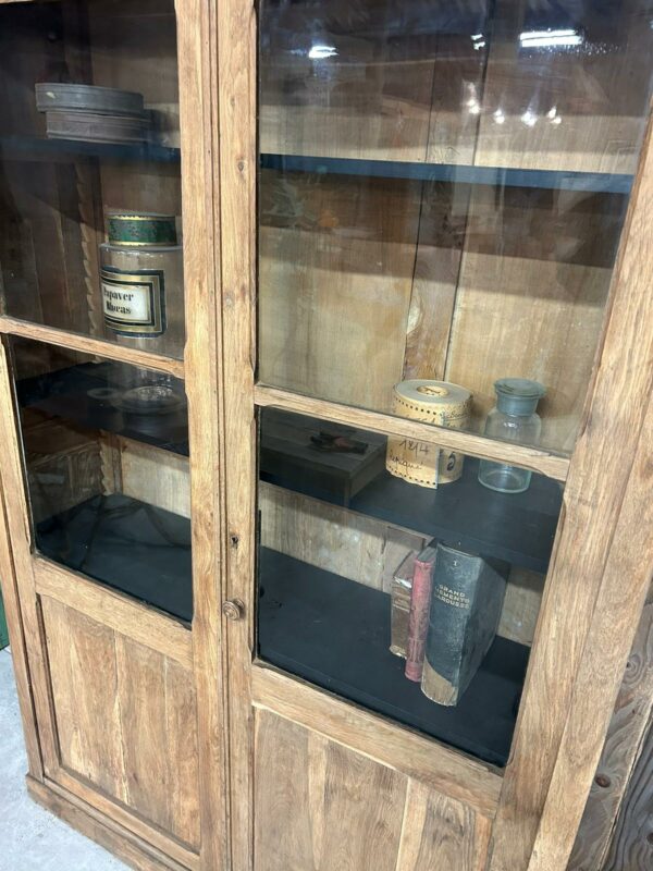 Vitrine bibliothèque en chêne – Image 5