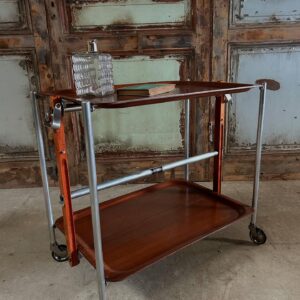 desserte roulante pliable