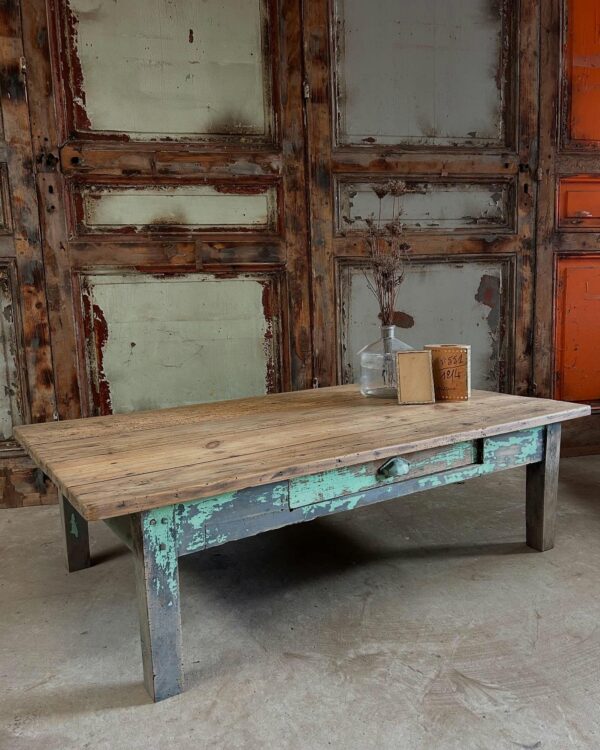 table basse en pin