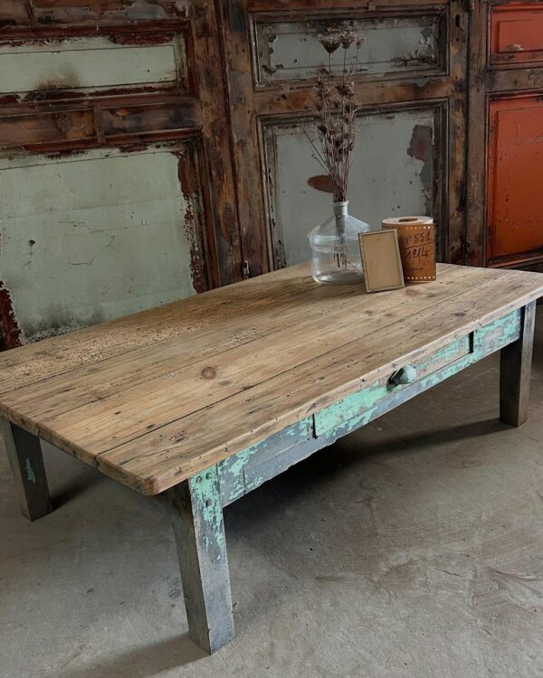 table basse en pin
