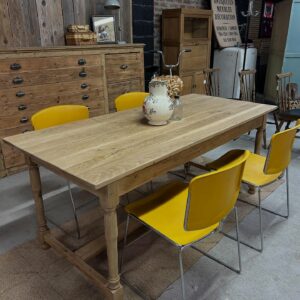 table de ferme en chêne