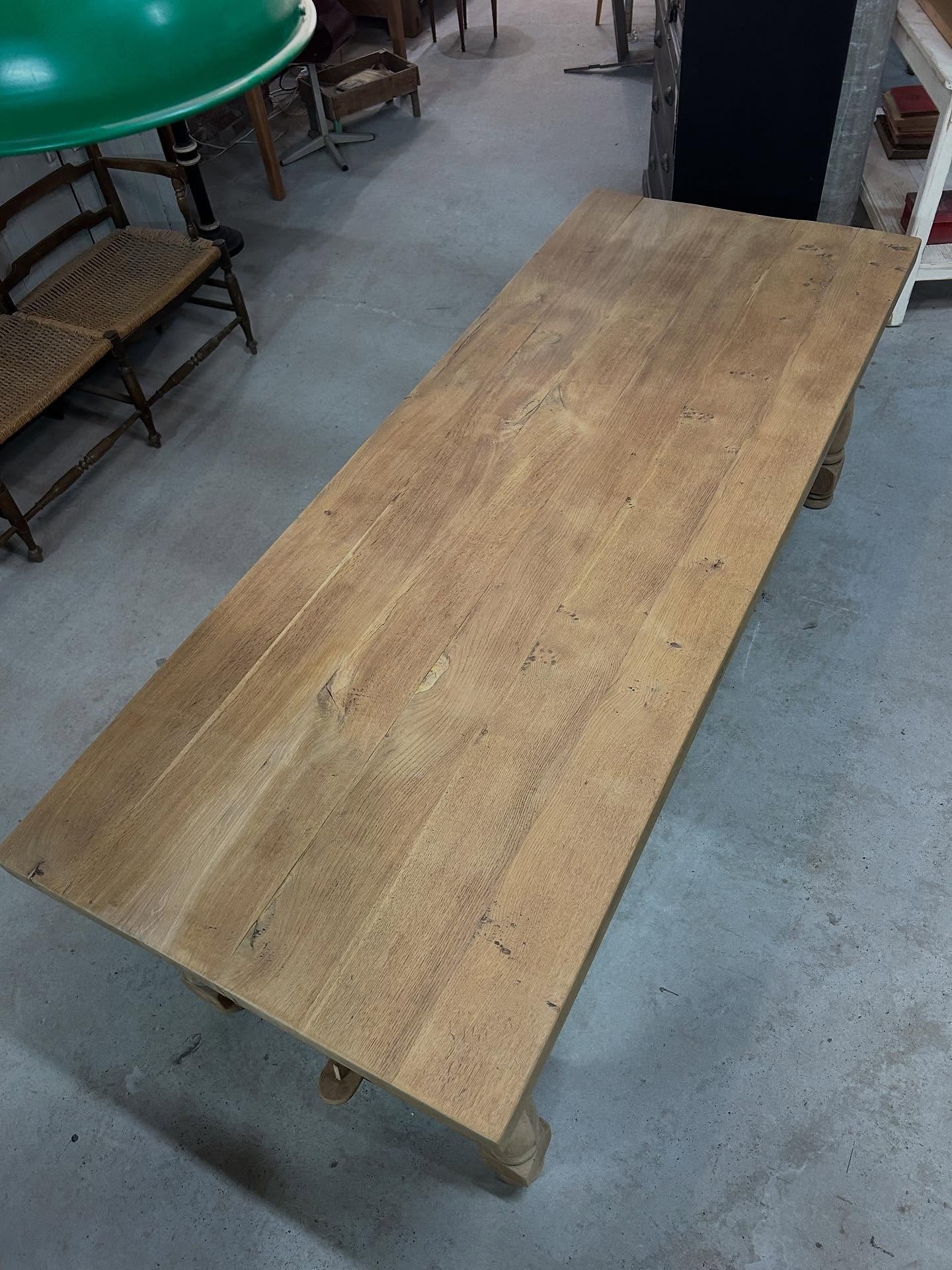 Table de ferme en chêne – Image 6