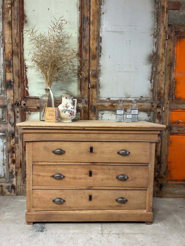 Ancienne commode en orme – Image 2