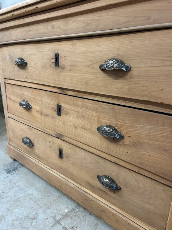 Ancienne commode en orme – Image 7
