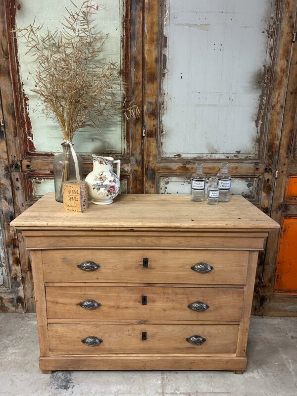 Ancienne commode en orme – Image 5