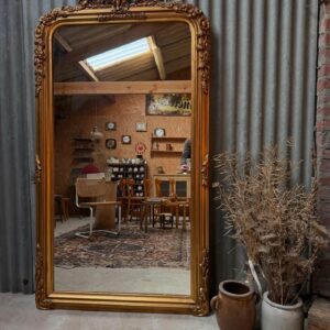 grand miroir doré