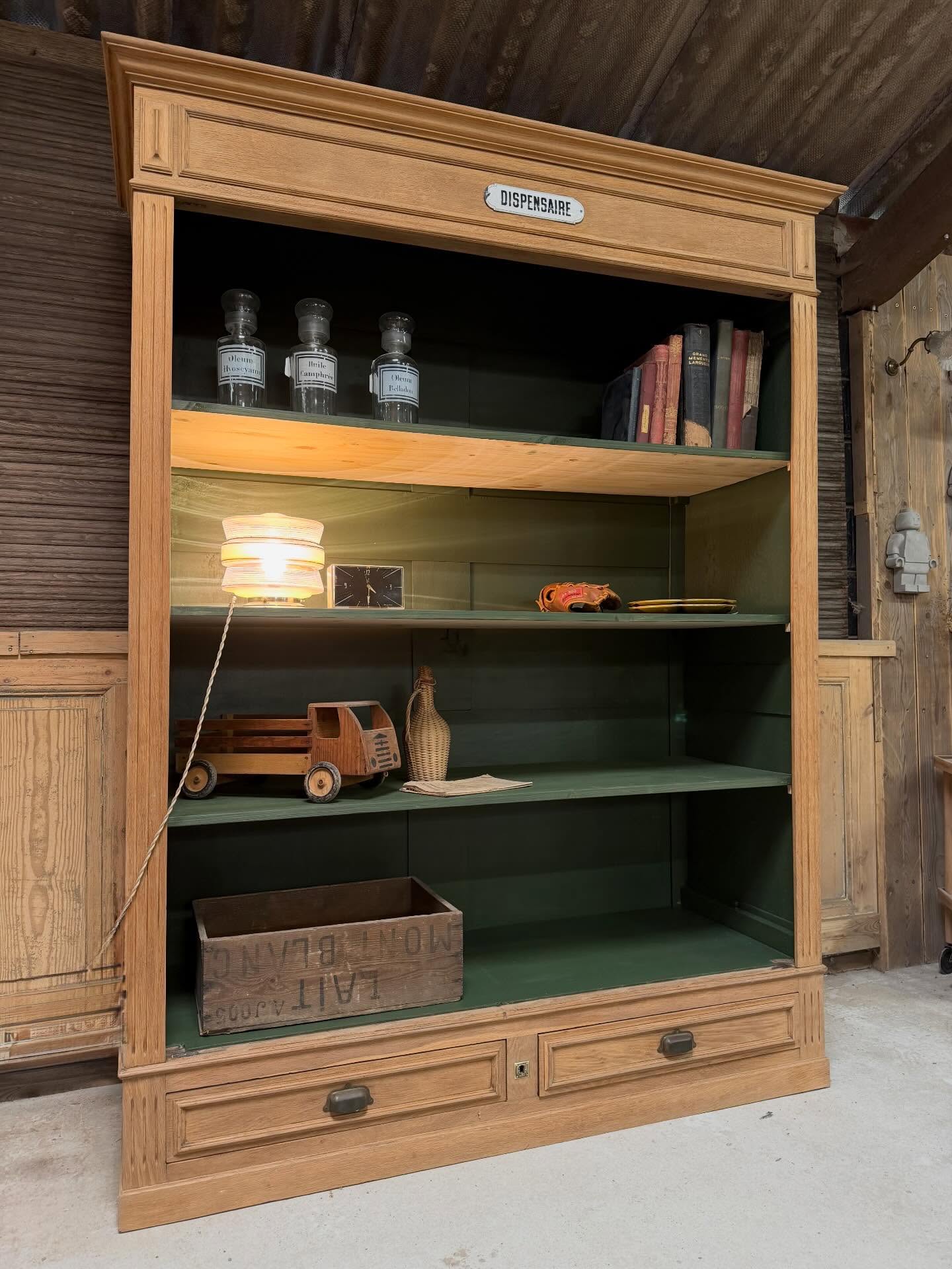 bibliothèque en chêne