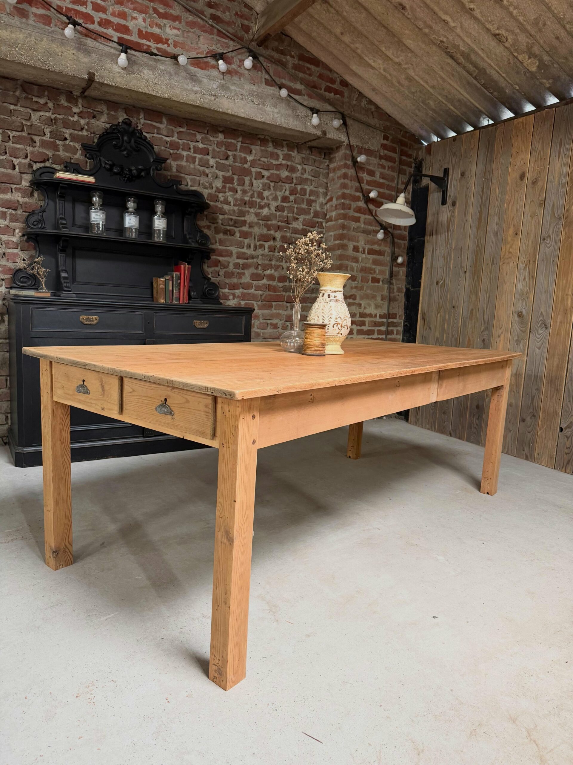 grande table de ferme
