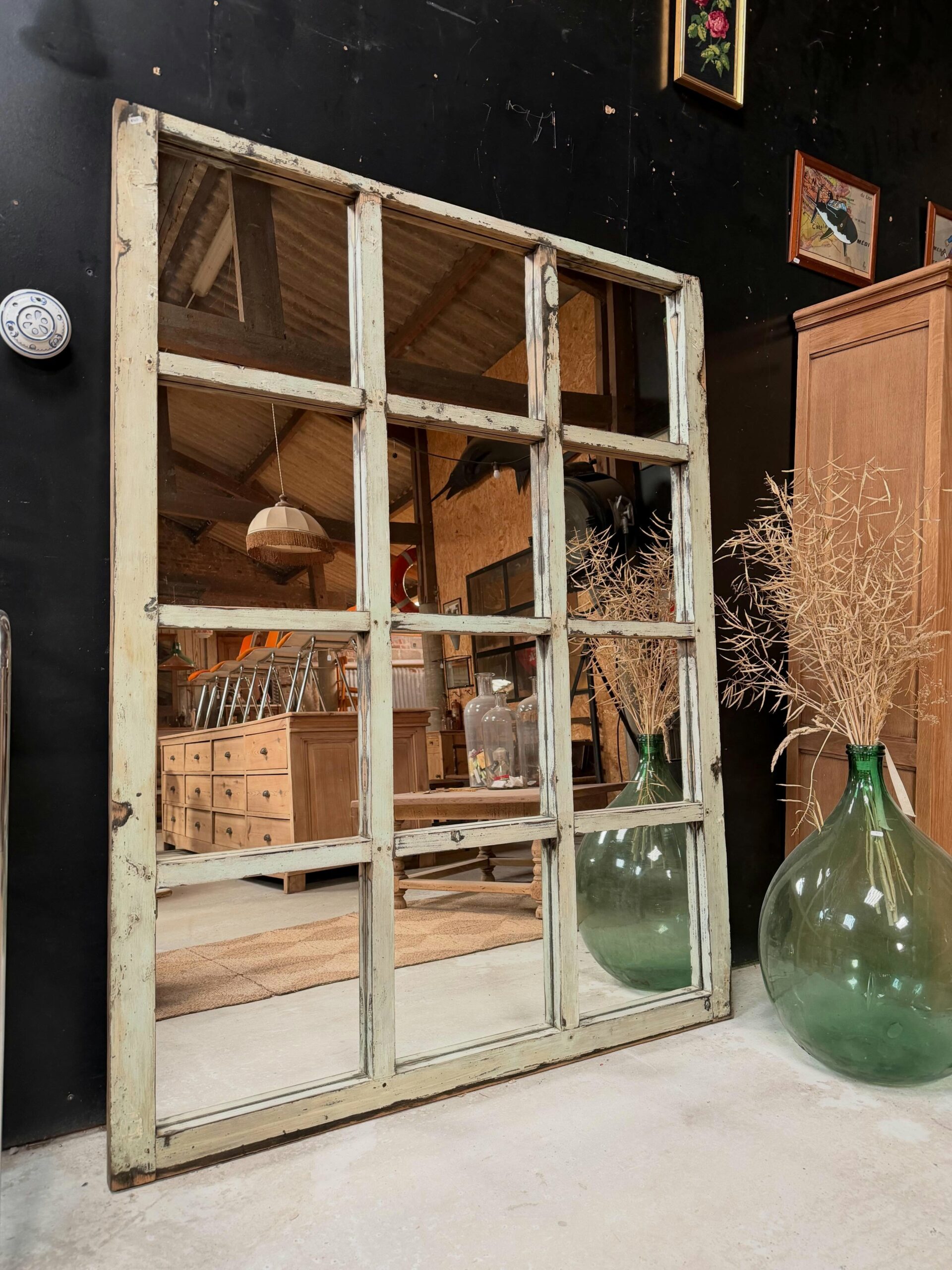 miroir verrière d'atelier