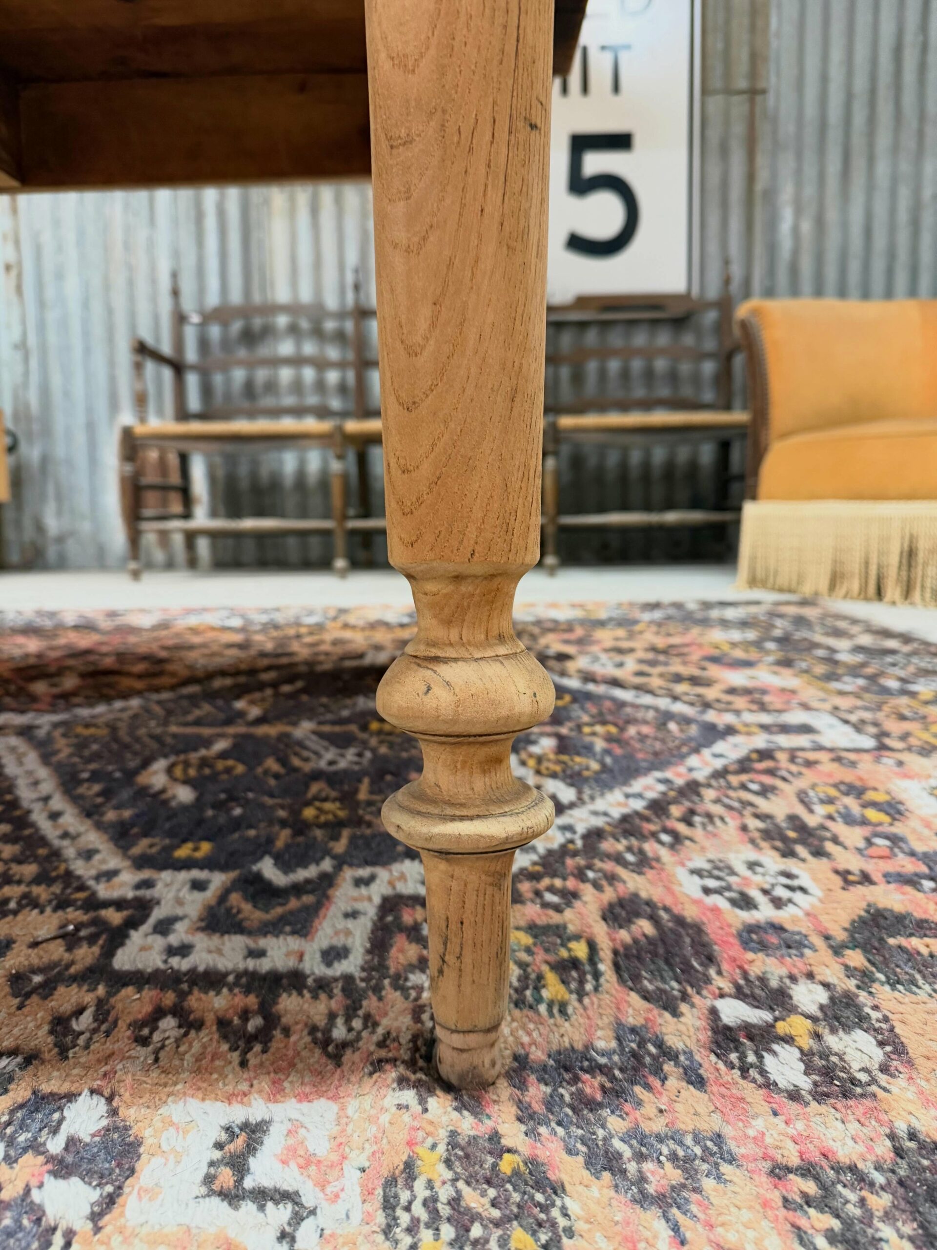 Table de ferme en pin – Image 5