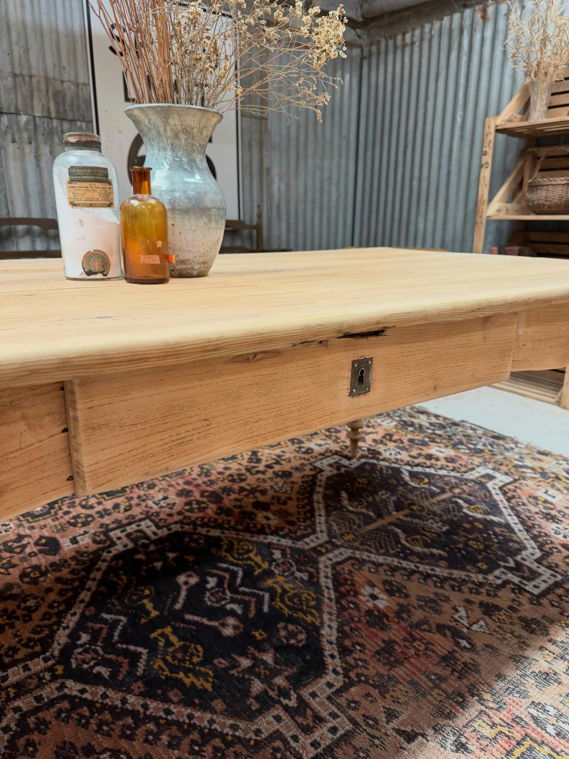 Table de ferme en pin – Image 6