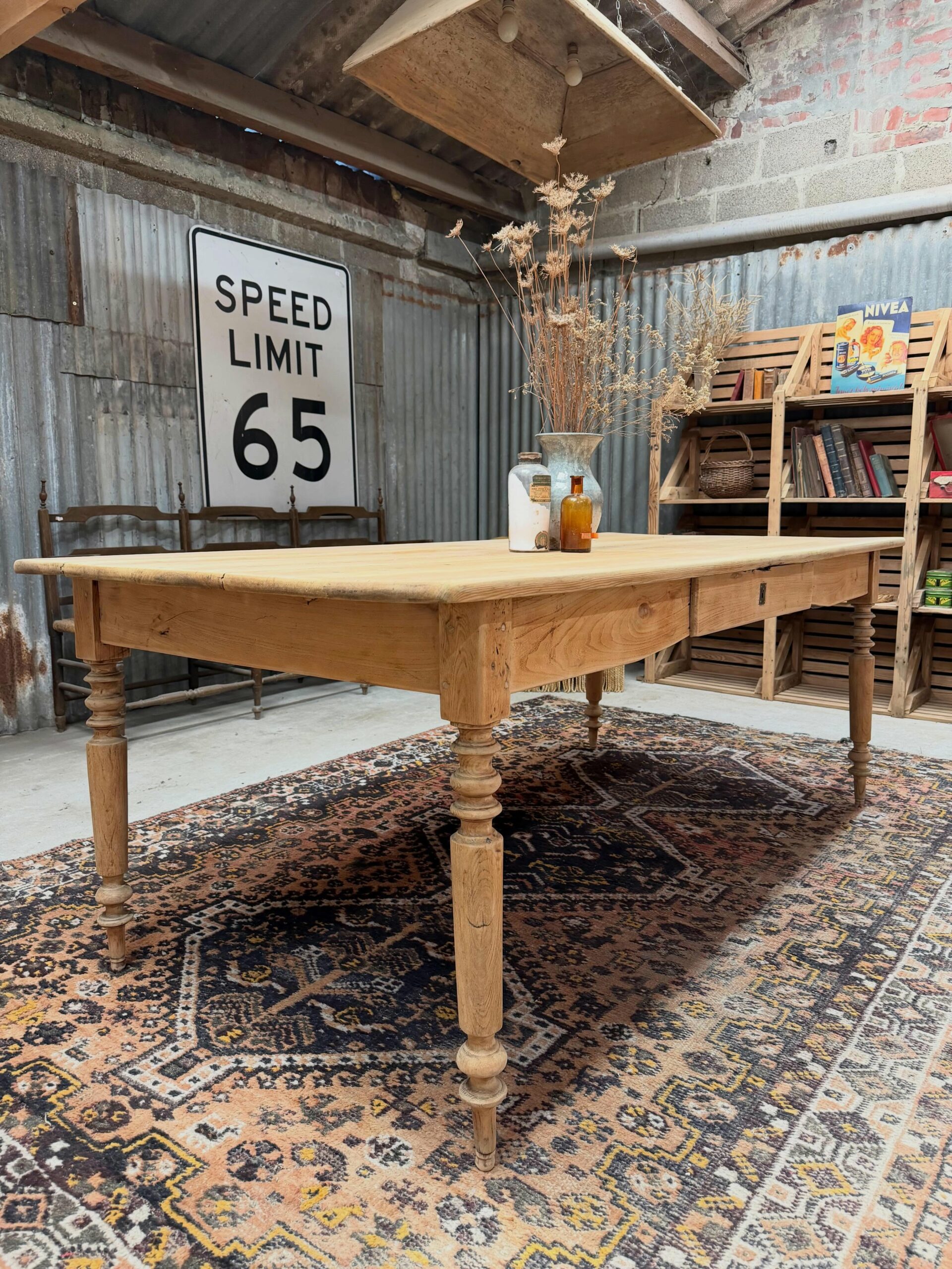 Table de ferme en pin – Image 2