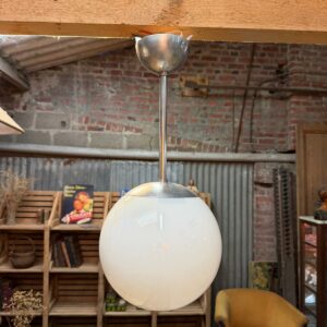 Suspension boule opaline