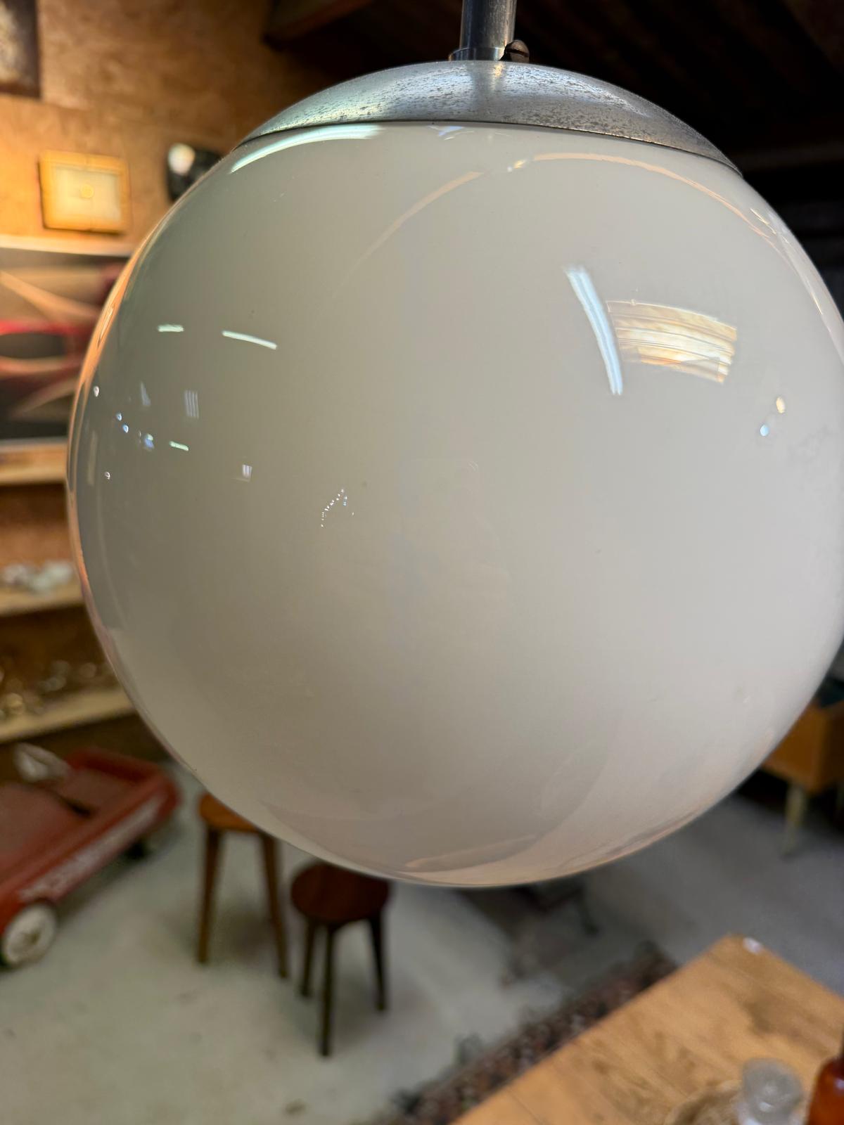 Suspension boule opaline – Image 5