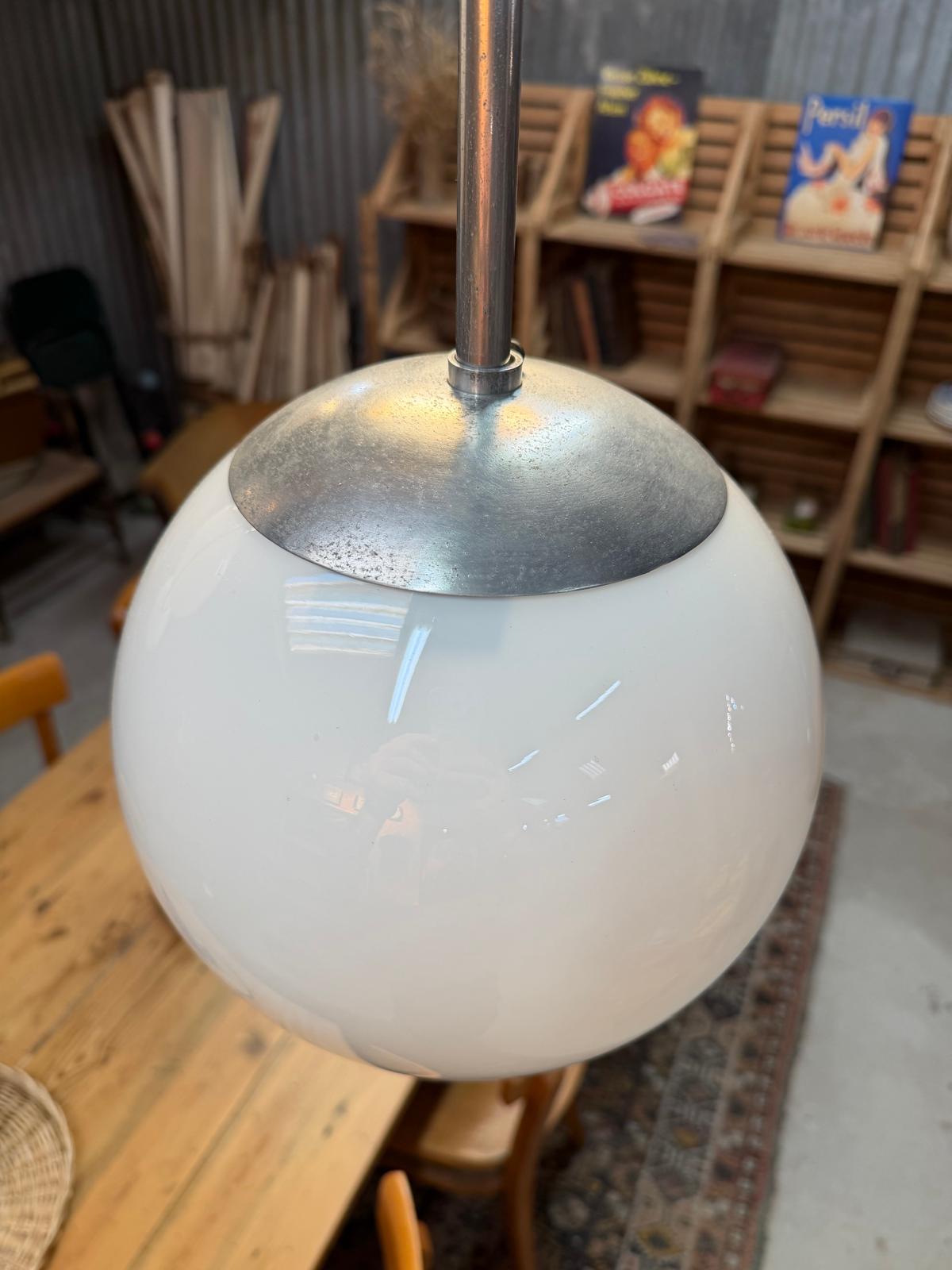 Suspension boule opaline – Image 2